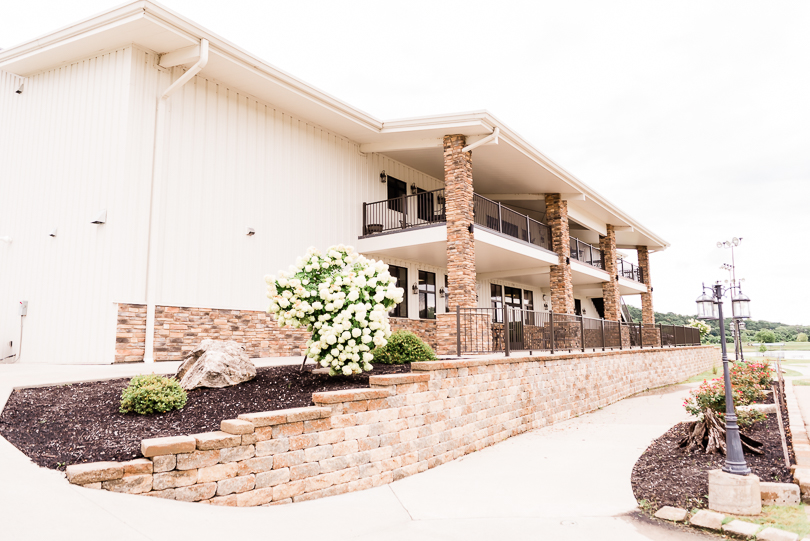exterior of capital bluffs event center