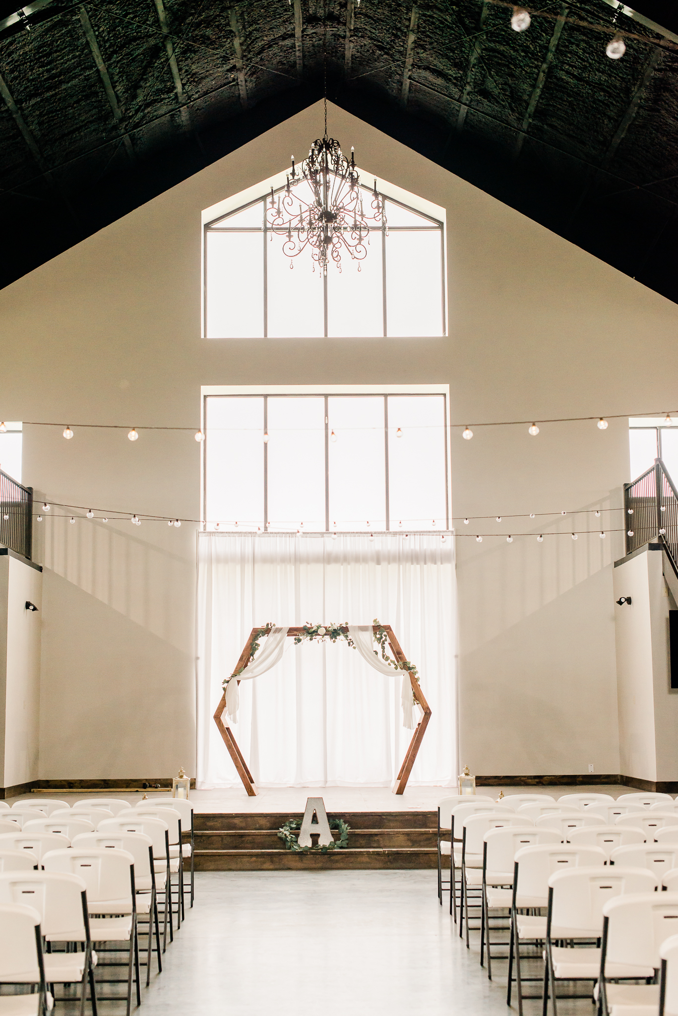 spacious indoor wedding venue
