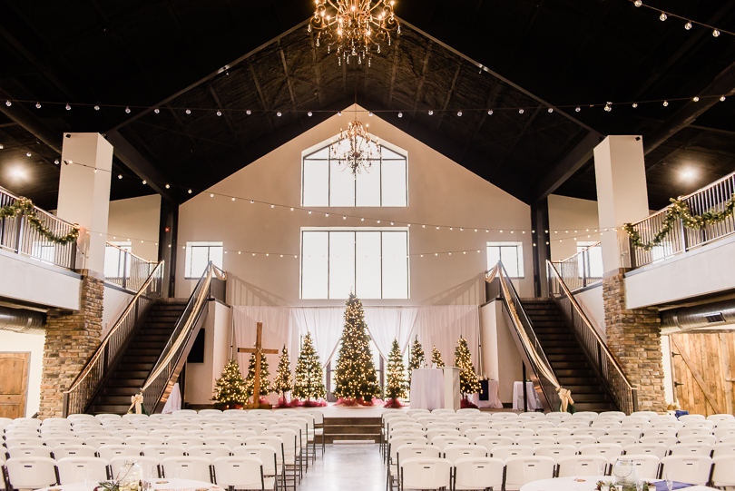 christmas themed wedding