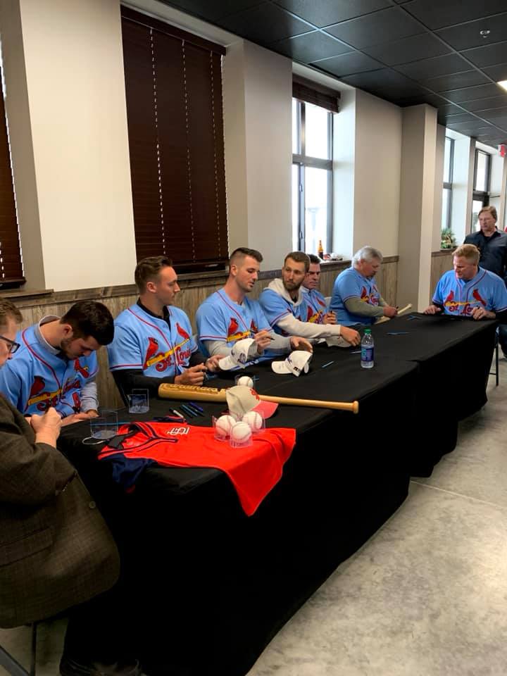 St Louis Cardinals at event at capital bluffs event center