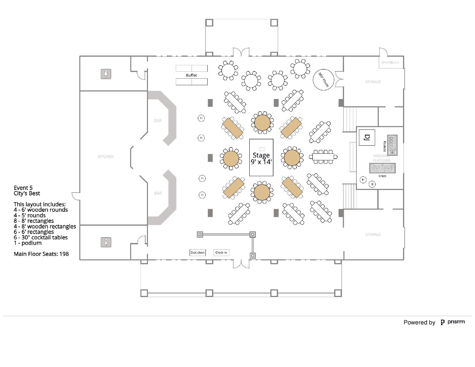 Event Floor Plans - Capital Bluffs Event Center