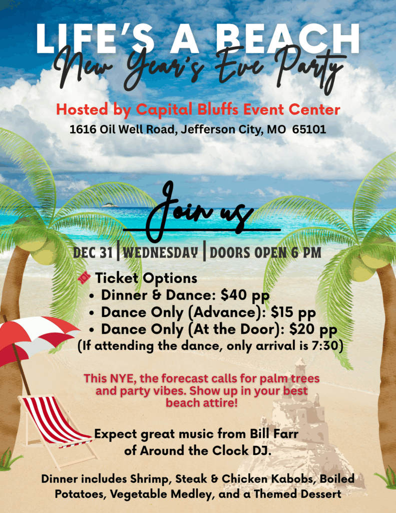 Lifes A Beach flier PNG